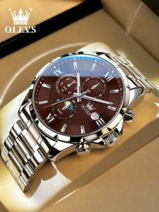 OLEVS | Fashionable Business Mens Quartz Watch with Luminescence and Water Resistance