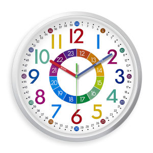 8inch Creative Color Letter Pattern Wall Clock: A Perfect Home Decor & Gift
