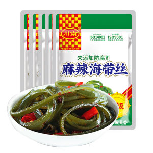 South Sichuan Spicy Shredded Kelp 53 G/bag Ready to Be Served Spicy Flavor Dish Goes with Rice Snacks Sichuan Specialty Small Package