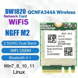 Kebidumei | KEBIDUMEI Dual Band Wireless Network Card 9560NGW AC Cnvio 1733M BT 5.0 QCNFA344A Wifi Card 1200M+Bluetooth 4.1 802.11AC For PC