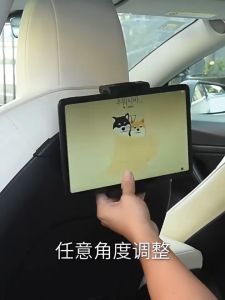 Tesla Model 3 Highland/Y Car Phone Holder with Hanger Hook Phone Tablet Stand Interior Accessories Tesla Accessories