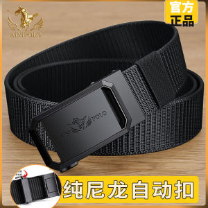 Paul New Arrival Nylon Canvas Belt Comfort Click Belt Youth Casual All-Match Fashion Student Military Training Belt