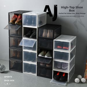 Transparent Shoe Box for Storage and Display
