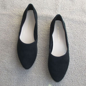 Leather Flat Bottom Pointed Toe Womens Shoes Fall Season Special Price Fashionable Roman Style Casual Wear Daily Use