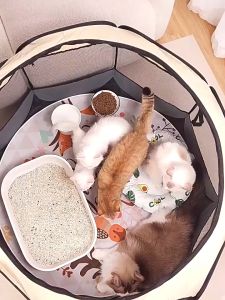 Portable Folding Pet Tent Cat Tent Cat House High Quality Cat Cage Sangkar Kucing Large Outdoor Dog Cage Pet Playpen