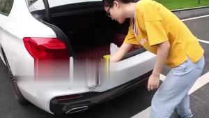 1 PC Car Rear Bumper Protector Anti-Scratch Abrasion Rubber Protection Strip for Trunk Door Entry Sill Guard For Bumper Protect