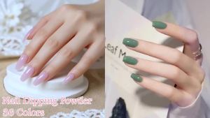 MTSSII | 6pcs10g Gradient Chrome Dipping Powder Set Nude Pink Nail Dipping Powder Winter Acrylic Powder Starter Kit Nail Art Manicure