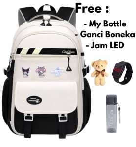 Tas Ransel Sekolah Anak Perempuan Terbaru Backpack Kekinian Viral Import Korean