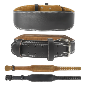 Professional Waist Support Sports Safety Belt Protection Fitness Deep Squat Weightlifting Training Cowhide Weightlift Deadlift