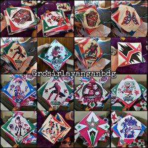 LAYANGAN SABLON 58 kualitas jabrug arku sedang & keras ( harga tercantum untuk 50 pcs)