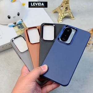 Case Poco M7 4G SoftCase Macaron Leather List Crom