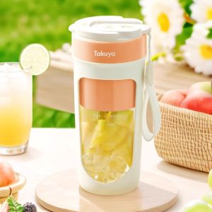 Portable Wireless Juicer Cup Multifunctional Home Use Fruit Juicing Machine Cup High Speed 18000RPM 3000mAh Battery 0.34L Capacity
