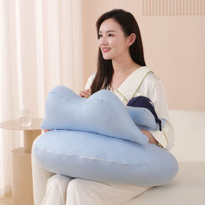 อุปกรณ์ป้อนนมหมอนให้นมลูกเก้าอี้ป้องกันเอวเบาะรองนั่งสำหรับอุ้มเด็กนอนและนอนกอดสำหรับทารกแรกเกิดที่รองนั่งอยู่หลังคลอด