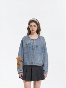 Sweet and Cool Ladies Denim Jacket