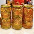 Chanh đào ngâm mật ong, đường phèn hủ 500ML. 