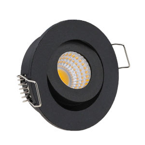 JOYINLED 3W IP65 Đèn LED Âm Trần Mini Chống Nước Có Thể Điều Chỉnh Độ Sáng Bằng Nhôm Đèn Trần Âm Trần Cho Đèn Tròn AC90-260V DC12V