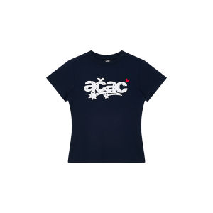 A chock | Casual Commute Embroidered Star Patch T-Shirt