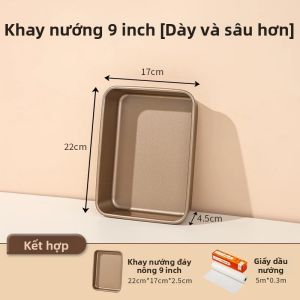 MADASHUAI | Dụng Cụ Nướng Không Dính Hình Chữ Nhật và Mould Bánh Trung Thu