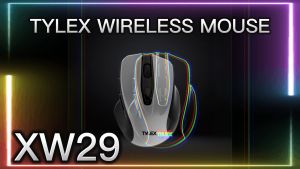 TYLEX XW29 2400DPI Wireless Optical Mouse 2.4G Technology Nano Receiver Smart Power Saving Right & Left Handed
