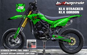 decal full body Kawasaki KLX motip tokyoo sticker variasi motor klx pilihan warna