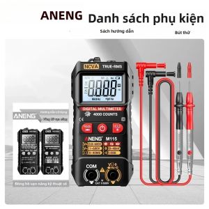 ANENG | Máy Đo Vạn Năng Kỹ Thuật Số Mini Thông Minh ANENG M115 4000 Số Đo True RMS Thiết Bị Điện Cầm Tay Với Chức Năng Kiểm Tra Điện Áp Và Điện Trở AC/DC Tích Hợp Chức Năng NCV