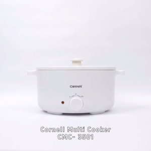 Cornell Ceramic Pot Multi Cooker 3.5L (White) | CMC-3501(WH) Hot Pot Steamboat Steamer Grill Noodle Porridge