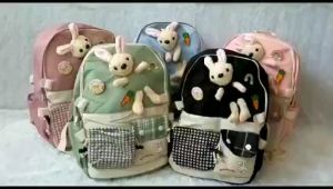 G3009 TAS RANSEL BACKPACK SEKOLAH KEKINIAN FASHION IMPORT 1KG MUAT 3PCS