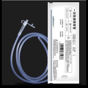 B43 Wellead สายให้อาหาร ทางจมูก ซิลิโคนแท้(สายนิ่มพิเศษ)ปลายปิด(เบอร์14/16Fr) สายสวนจมูกให้อาหารเหลว ใส่ได้นาน 1 เดือน