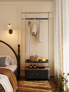 MEISD | Moveable Saddle Leather Coat Rack Storage Box