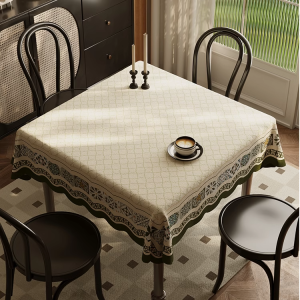 YINSHANG | Elegant American Style Square Tablecloth