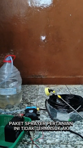 Paket Sprayer Pertanian Dobel Pompa Hiu Selang 50M