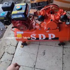 Mesin Kompresor Angin Bensin SDP by Shark 1/2HP + Mesin Penggerak GX160