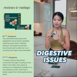 Purest Co Daily Pre+Probiotic Melts - Detoxifying Gut Health & Digestion