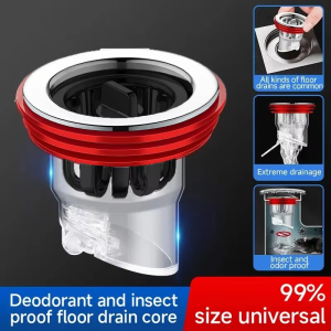 Odor Proof Floor Drain Valve-Sewer Core Backflow Preventer Shower Floor Drain Plug for Kitchen Bathroom Toilet Sewer