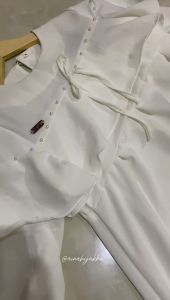 Gamis Anak Noera Crinkle Airflow Premium Mute Mutiara Free Bross 3-11 Tahun