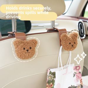 XIONGDECHUANSHUO | Creative Cartoon Bear & Rabbit Car Storage Hooks