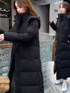 เสื้อแจ็คเก็ตผ้าฝ้ายแบบยาวหลวมๆ สไตล์เกาหลี หนา สำหรับผู้หญิง เสื้อคลุมกันหนาว ฤดูใบไม้ร่วง/ฤดูหนาว เสื้อผ้าผู้หญิง สไตล์หวานๆ