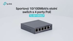 tp-link TL-SF1005LP 5 port 10/100Mbps Desktop Switch PoE 41W สวิตช์ PoE