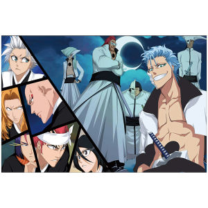 Soul Society Black Ichigo Anime Cartoon Poster Wall Sticker Decorative Art Modern Minimalist Style Bedroom Decorations