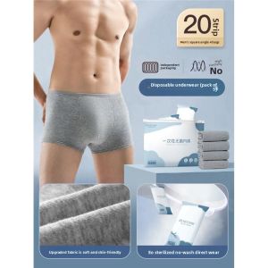 MONLEYTA | Disposable Underwear Womens Travel Sterile Shorts Postpartum Month No Wash Large Size Mens Business Trip Portable Daily Throw Bottoms
