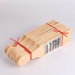 Wooden board vegetable cutter radish grater household kitchen wooden handle stainless steel grater