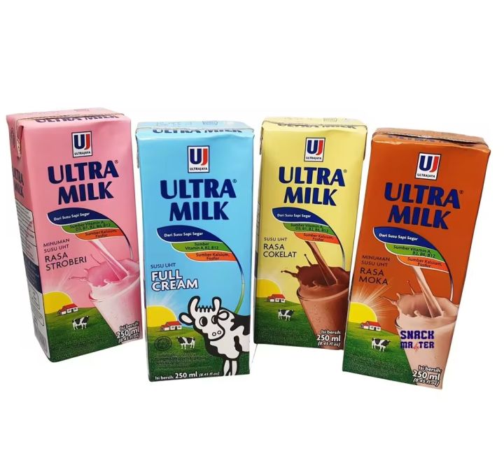 Susu UHT Ultra 250 ml | Lazada Indonesia