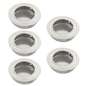 2/5/8pcs Embedded Pulls Flat Circular Handle Used for Furniture Doors Such as Wardrobes Cabinets Drawers Etc