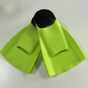 Professional Swimming Silicone Fin Training Shoes for Adults And Children DMC Green New Model Free Style Frog Shoes