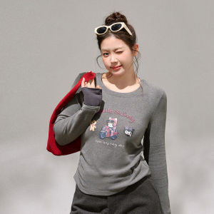 ZHANGDAREN | Bộ Áo Sweater và Quần Short Hàn Quốc Kiểu Dáng Ôm Mới