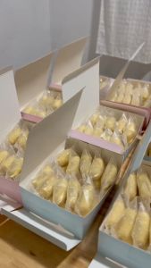 คุกกี้สับปะรด น้องหนอน แป้งนุ่มพอดี ไม่ร่วน (ขายดี อร่อยแนะนำ) Homemade อบ สดใหม่(Best Seller กล่องละ20ชิ้น)