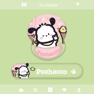 Sakura pochacco dễ thương miếng lót chuột hoạt hình bảo vệ cổ tay hỗ trợ cổ tay gối mềm in văn phòng âm thanh nổi 3D bút văn phòng