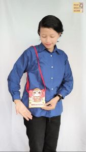 Tas Selempang Imlek Lucu Souvenir Lebaran Natal Imlek Sling 3D