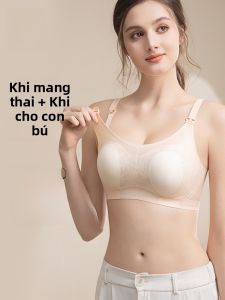 MiiOW | Áo ngực cho bà bầu và sau sinh MiiOW Cat Person Áo ngực cho phụ nữ cho con bú mỏng cỡ lớn giảm béo ngực không dây có thể điều chỉnh