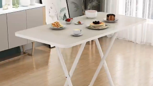 Wooden Folding Dining Table Portable Desk for Coffee/Study/Office Outdoor Camping Table
